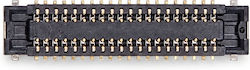 Clappio Lcd Fpc Конектор Samsung Галакси А14 5g A05 40 Пина Черно Злато