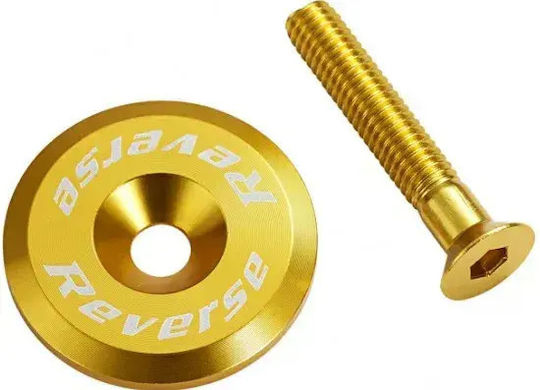 Reverse Headset Cap 1.1/8" Gold