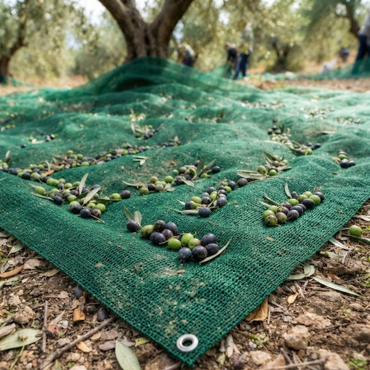 Kraft World Olive Sail from HDPE 8x14m Density 95gr/m²