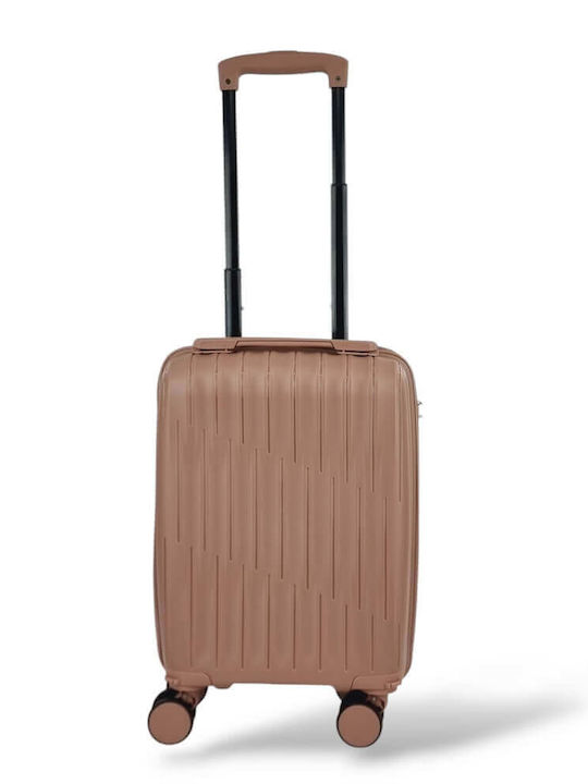 Playful Bags Cabin Hard Suitcase Pink Gold