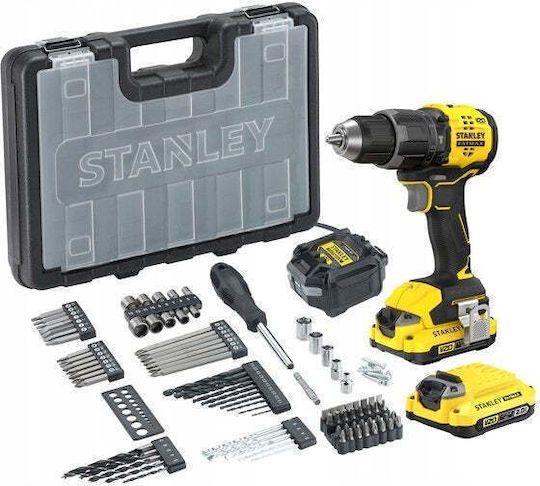 Stanley SFMCD716D2A Schlagbohrschrauber Batteriebetrieb Brushless 18V 2x2Ah