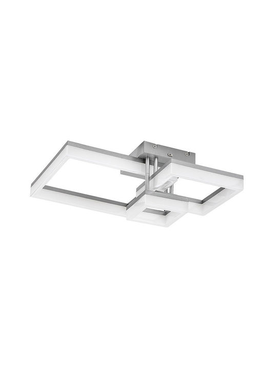 Rabalux Amilia Smart Deckenleuchte Silber mit I...