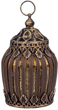 Eurolamp Dekoratives Tischlicht Laterne 3 Stück 8x8x13cm