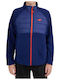 Kinder-Strickjacke Vlies Blau