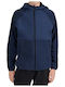 Kinder-Strickjacke Vlies Blau