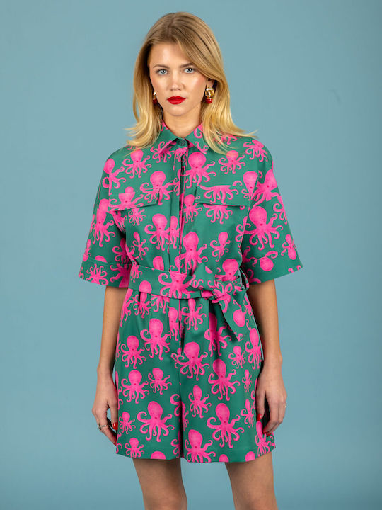 Damentyp Jumpsuit Grün