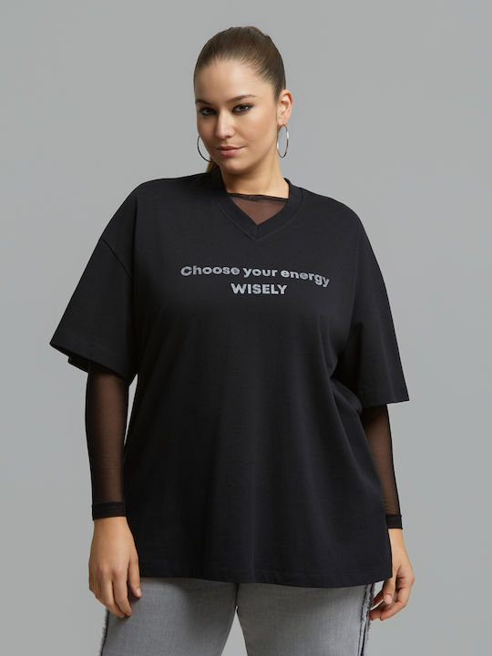 Bluza Damă Tricou Negru