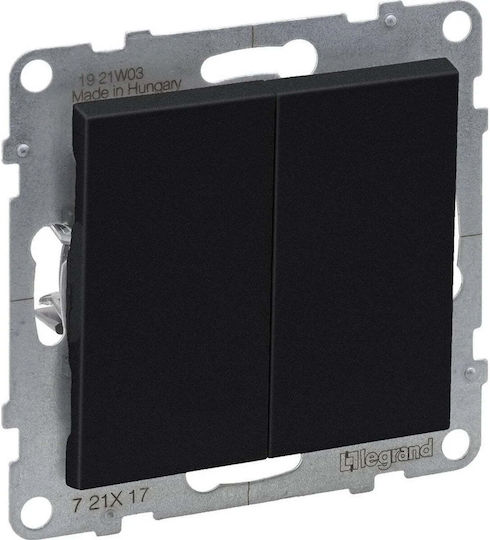 Legrand Bell Push Button Mechanism in Black Colour 721417