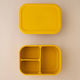 Nok Nok Kids' Food Container Made of Silicone 0.8 Litre Lunchbox 3 Divided Curry