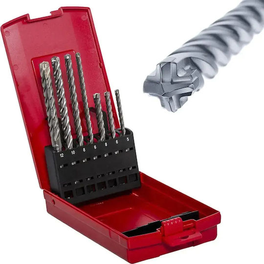 fischer Set 5 Burghie cu Cap de Foraj SDS Plus