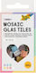 Mosaic Tiles 10x10mm 240g 300 Pieces Pastel Colors