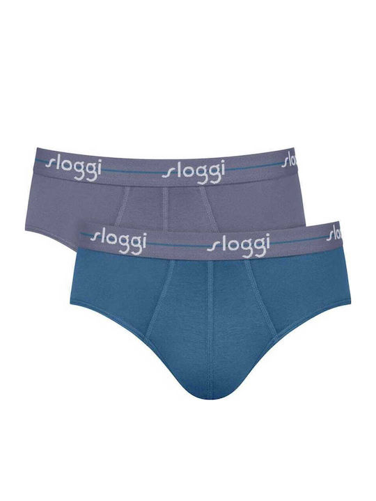 Sloggi Start Midi Мъжки слипове Раф/сиви 2Pack