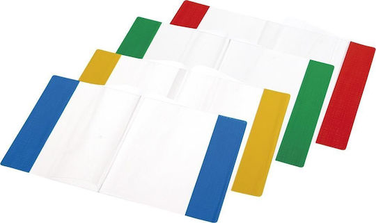 Panta Plast Κάλυμμα Βιβλίου ή Τετραδίου Διαφανές 21.4x16cm 10τμχ