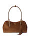 Lauren Women's Shoulder Bag Suede Brown