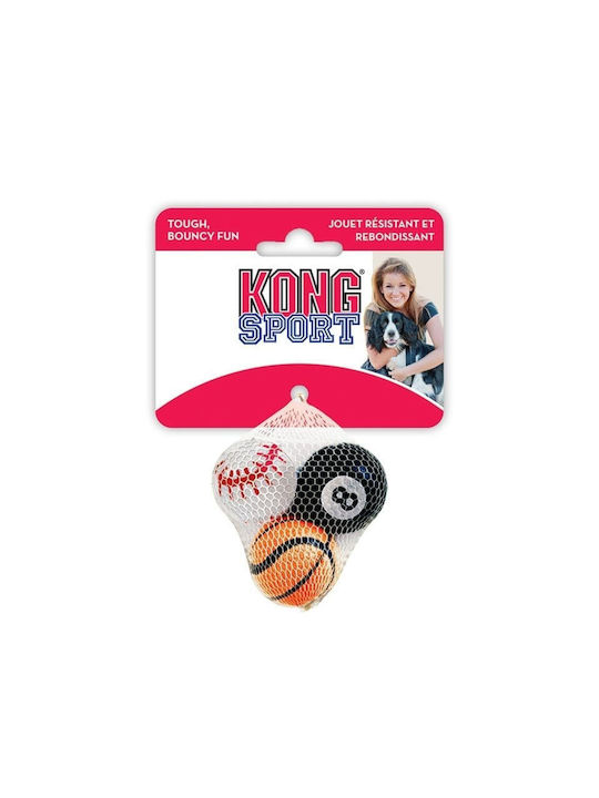 Kong Топка Играчка за Куче XSmall Бяла 3 бр