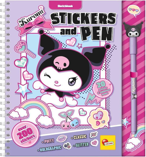 Carte De Activitati Cu Abtibilduri + Pix - Kuromi