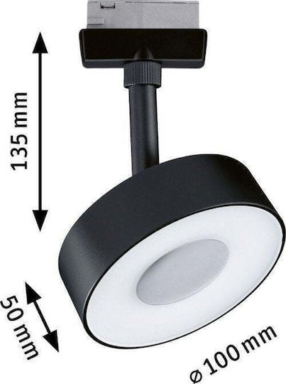 Paulmann Spot Led Alb Natural În Culoare Neagră