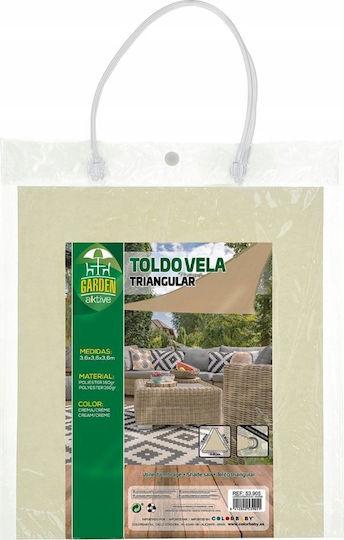 Aktive Dreieck Sonnensegel Grau 3.6m Aktive Dreieck Sonnensegel Grau 3.6m