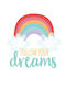 Kids Wall Art with White Wooden Frame 21x30cm