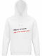 Organic Unisex Hoodie I Belong To My Dreams Giorgos Mazonasakis White
