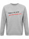 Sweatshirt Organic Unisex " Ανήκω Μένα Στα Όνειρά Μου Γιώργος Μαζωνάκης " Grey Melange