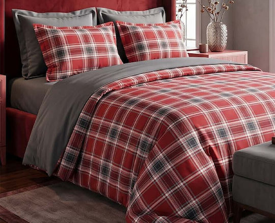 MayHome MayHome Bettbezug Baumwolle 160x240cm Einzeln mit Kissenbezug Geometrisch