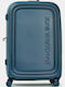 Mandarina Duck Logoduck Große Hartreisetasche Tailor Blau mit 4 Rädern Höhe 75cm
