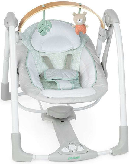 Ingenuity Baby Swing Cozy Spot Swing 'n Go with Music Grey for Child up to 9kg