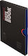 Antra Notebook B5 Square with Rubber Band Blue