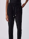 Women's Fabric Trousers Black
