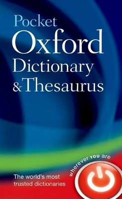 Pocket Oxford Dictionary And Thesaurus Oxford Languages Oxford University Press