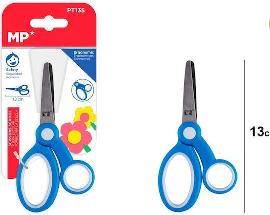 Madrid Papel Kids Scissors 13cm with Metallic Blade Blue 1pc