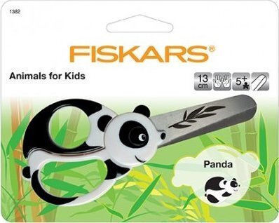 Fiskars Kids Scissors for Left-Handers 13cm with Plastic Blade Black 1pc