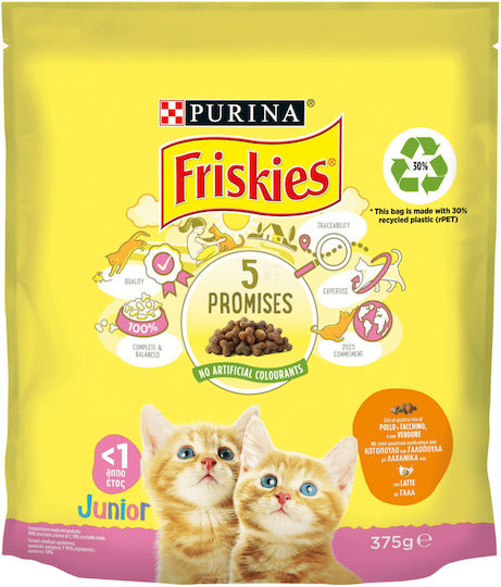 Friskies Суха храна за млади котки с пилешко