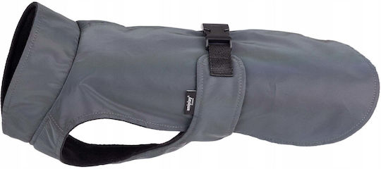 Amiplay Fleece-Hundemantel in Petrol mit einer Rückenlänge von 45 cm