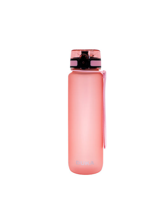 Duka Αθλητικό Παγούρι Πλαστικό 1000ml Ροζ Duka Αθλητικό Παγούρι Πλαστικό 1000ml Ροζ