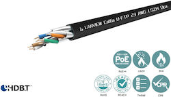 Lanview U/UTP Cat.6a Ethernet Cable 3m Black Lanview U/UTP Cat.6a Ethernet Cable 3m Black