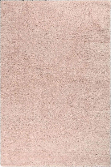Polcarpet Covor Rectangular Pufos Roz 165x230cm