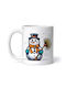 Cană Ceramică De Crăciun Oameni De Zăpadă Cu Mătura 330ml Cu Personalizare