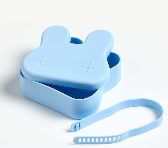One & Only Baby Bol pentru copii pentru mâncare din silicon albastru deschis