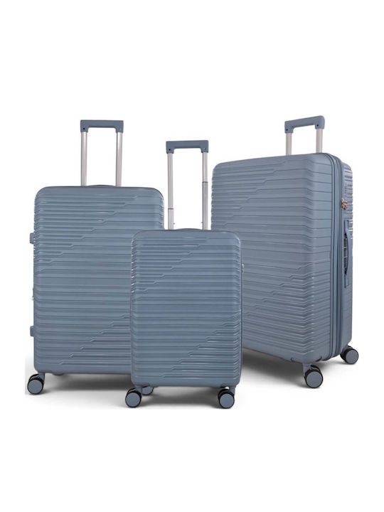Playful Bags Reise Koffer Hart Hellblau 3er Set