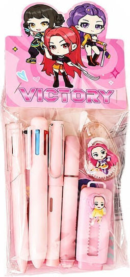 Kinder Schreibwaren-Sets mit Bleistift, Radiergummi, Notizbuch und Stift 7 Stück