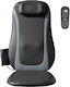 HomCom Shiatsu Massage Seat for Head & Back with Vibration and Heating Function Black