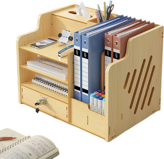 Organizator de Birou din Lemn cu 9 Compartimente Organizator pentru Sertar pentru Chei Documente A4 Accesorii pentru Bibliorafturi 38.8 X 29 X 28 Cm Galben Deschis Organizator de Birou din Lemn cu 9 Compartimente Organizator pentru Sertar pentru Chei Documente A4 Accesorii pentru Bibliorafturi 38.8 X 29 X 28 Cm Galben Deschis