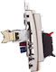 Kontakt-simon Double Speaker Socket Label Field Satin Bmgl3.01/29