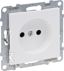 Legrand Suno Single Power Socket White