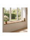 vidaXL Hinged Window W110xH30cm