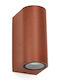 123led Santa Spot Exterior Montat Pe Perete Gu10 Ip44 Dublu Fascicul Ldr08846