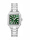 Men's Battery Watch with Silver Steel Bracelet
