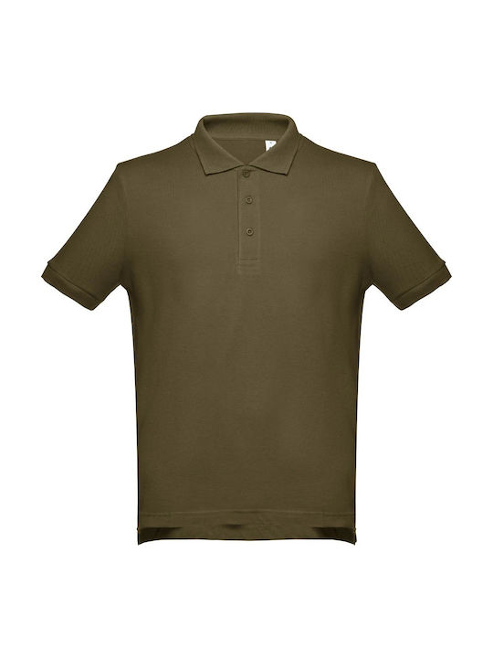 Th Clothes Работна Риза Поло Adam Къс Ръкав 195гр/м² Каки